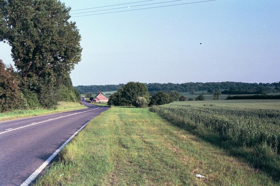 Wooded Village Farmlands + A507, E. of Clothall, Hertfordshire (2001) (© HCC Landscape)