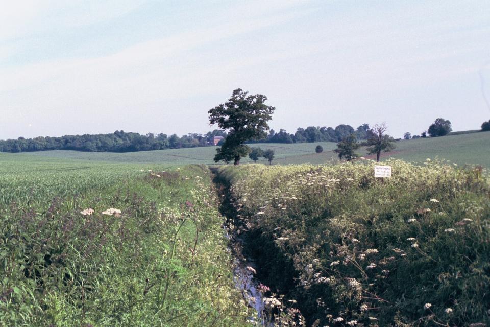 Settled Chalk Valleys - The Old Bourn, near Green End, Hertfordshire (© HCC Landscape)